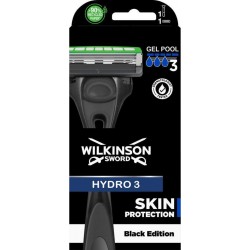 WILKINSON RASOIR HYDRO 3 BLACK EDIT l'unité