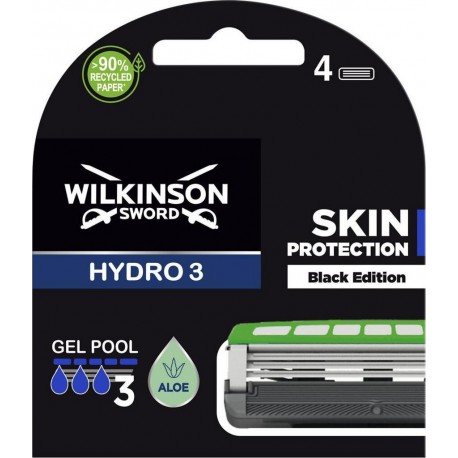 WILKINSON LAMES HYDRO 3 BLACK EDITI x4