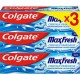 Colgate Dentifrice max fresh 3x75ml 3 tubes 75ml