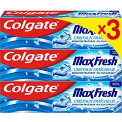 Colgate Dentifrice max fresh 3x75ml 3 tubes 75ml