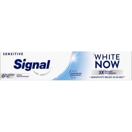 SIGNAL WHITE NOW SENSIT 75ml