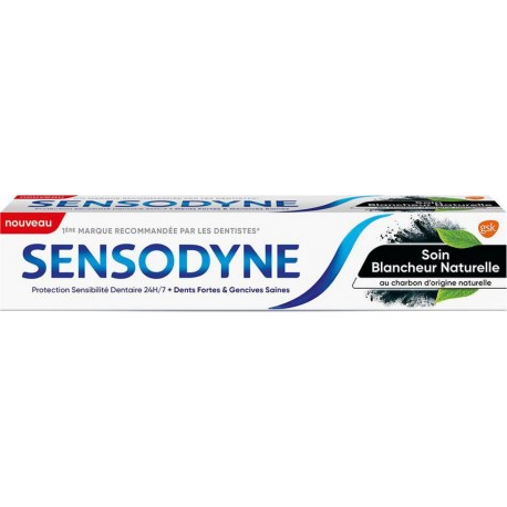 SENSODYNE SSD SOIN BLANCH CHARBON 75ml