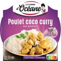 La cuisine d'Océane Poulet coco curry riz basmati 300g