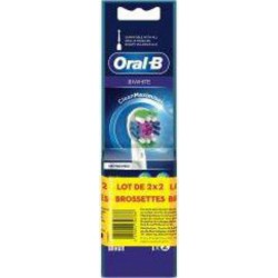Oral-B Oral B Brossettes 3D White Cleanmaximiser 2x2 brossettes x2 boîtes 2 brossettes - 4 brossettes
