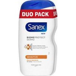 Sanex Gel Douche Biome Protect Sensitive 2x450ml x2 flacons 450ml - duo pack