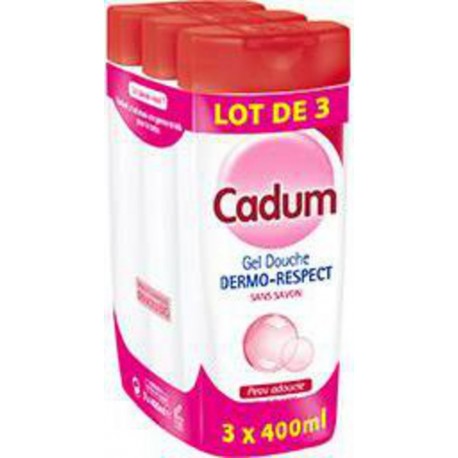 Cadum Douche dermo protect 3x400ml x3 flacons 400ml