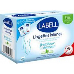 LABELL LINGETTES INTIMES X16 boîte 16