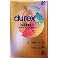 Durex Préservatifs Nude sans latex x20