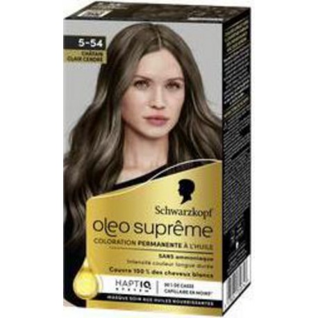 SCHWARZKOPF OLEO SUPREME COLORATION PERMANENTE BOITE CARTON 1CT