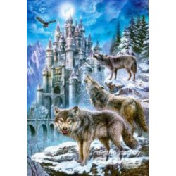 Castorland Puzzle Wolves and Castle, Puzzle 1500 pièces