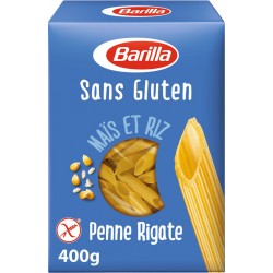 Barilla Pâtes Penne Rigate Sans Gluten 400g