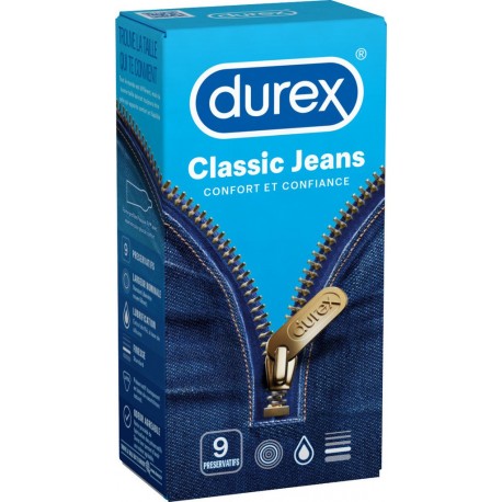 Durex Préservatifs Classic Jeans x9