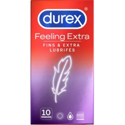 Durex Préservatif Feeling Extra x10 boîte 10
