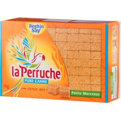 Béghin Say Sucre La Perruche Pure Canne 252 Petits Morceaux 1Kg