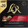 L'OR ESPRESSO Café capsules Compatibles Nespresso splendente n°7 x20 dosettes