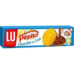 LU Pépito Biscuits nappés Chocolat au Lait 192g