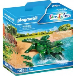 Playmobil 70358 - Family Fun - Alligator et ses petits
