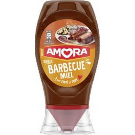 Amora Sauce Barbecue Miel 282g (lot de 8)