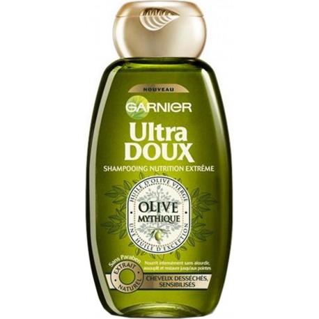 Garnier Ultra Doux Shampooing Nutrition Extrême Olive Mythique 250ml (lot de 4)