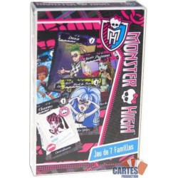 France Cartes Jeu des 7 familles Monster High - Jeu de 42 cartes