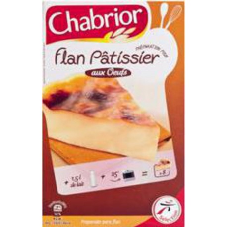 CHABRIOR FLAN PATISSIER 2 sachets 360g 720g