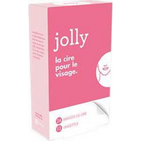 JOLLY BANDES DE CIRE VISAGE x24