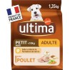 Ultima Complet Petit Mini Croquettes Chiens Volaille Poulet Légumes Céréales 1,35Kg (lot de 4)