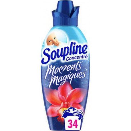 Soupline Adoucissant concentré Moments magiques x34 800ml