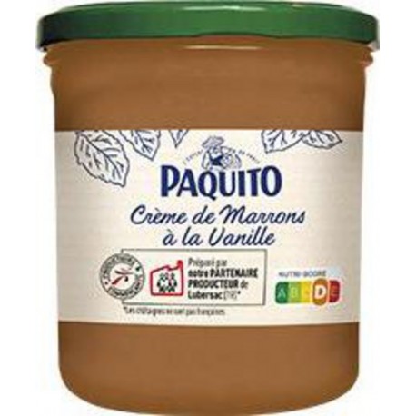 PAQUITO Crème de Marrons à la Vanille 370g