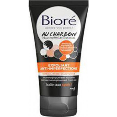 Bioré EXFOLIANT ANTI-IMPE au Charbon 125ml