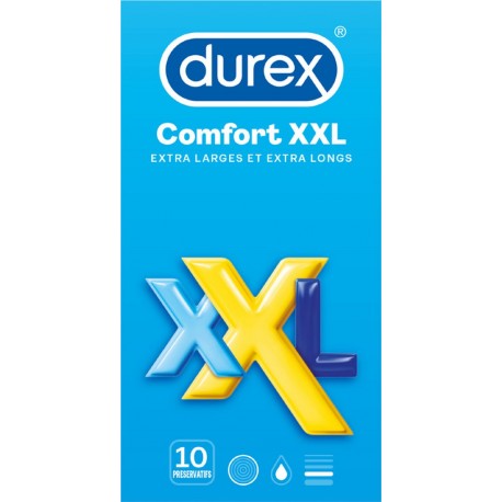 Xxl Durex Durex Préservatif confort XXL x10