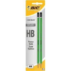 BIC CRAYONS GRAPHITE CRITERIUM x2 HB