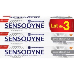 NC 3X75ML SOIN BLCH SENSO DE x3 dentifrices 75ml - 225ml