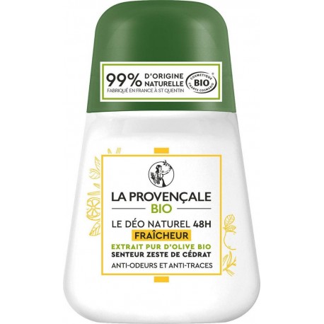 La Provençale Déodorant bille Cédrat bio 50ml