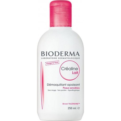 BIODERMA Créaline Lait Démaquillant Apaisant Peaux Sensibles 250ml (lot de 2)