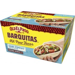 Old El Paso Barquitas Kit pour Tacos Original Sans Piment Extra Doux 329g (lot de 3)