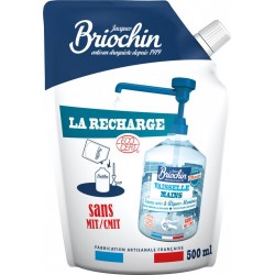 Briochin La Recharge Liquide Vaisselle Mains au Savon Noir et Algues Marines 500ml (lot de 4)