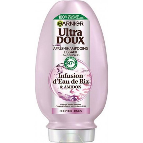 Garnier Ultra Doux Après-Shampooing Lissant Infusion d'Eau de Riz 200ml