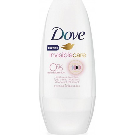 Dove Invisiblecare 0% Sels d’Aluminium 50ml (lot de 4)