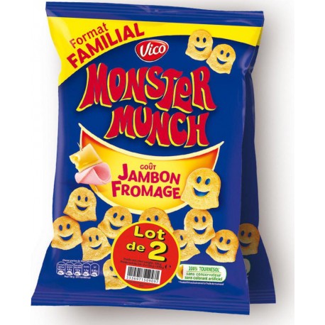 Monster Munch Jambon Fromage 2x135g 270g