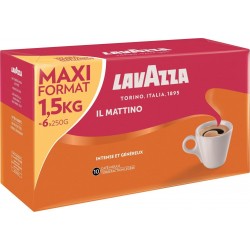 Lavazza Café moulu Il Mattino 6x250g 1.5Kg