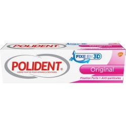 Polident Fixe en 3D Original Fixation Forte + Anti-Particules 40g