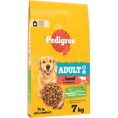 PEDIGREE CROQUETTES ADULT BOEUF LEGUMES 7Kg