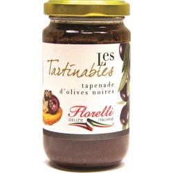 Florelli Tapenade d'olives noires 190g
