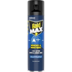 RAID MAX INSECTICIDES Mouches & Moustiques 400ml