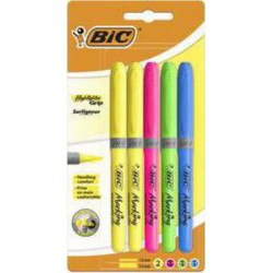 BIC GRIP BRITELINER x5 surligneurs