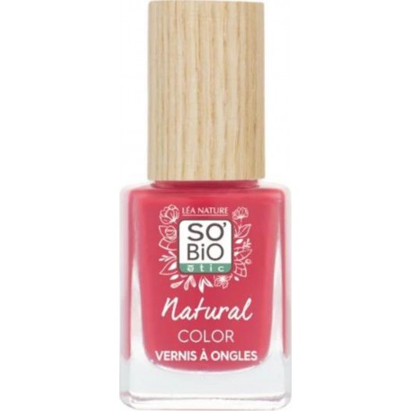 SO'BIO ETIC NATURAL COLOR VERNIS FORTIFIANT VIBRANT CORAIL