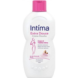 Intima Crème Douche Extra Douce Corps et Toilette Intime 500ml (lot de 2)