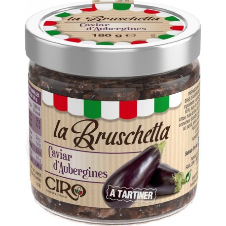 Ciro LA BRUSCHETTA CAVIAR D’AUBERGINES 180g