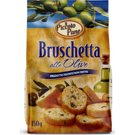 PICCOLO PANE BRUSCHETTA AUX OLIVES 150g